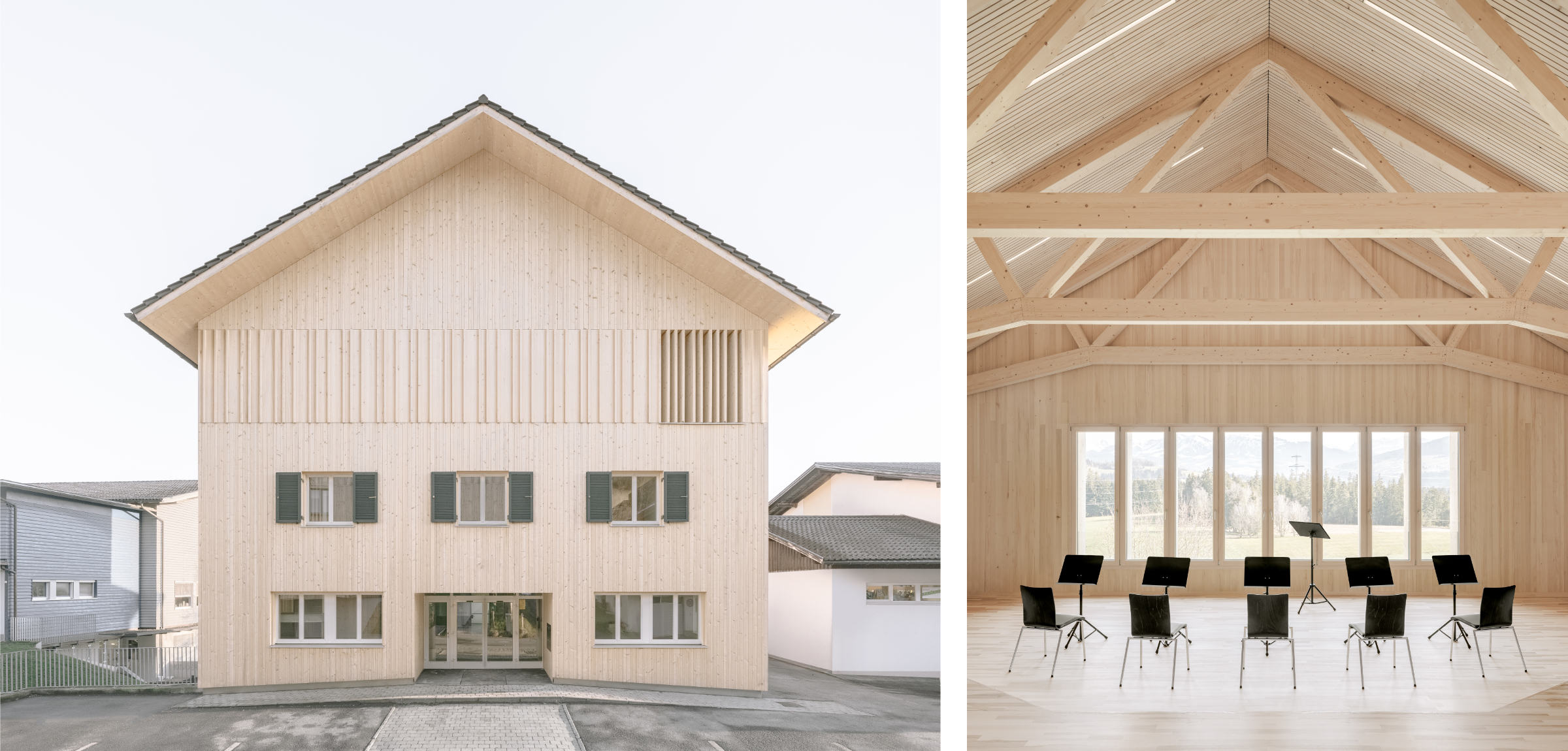 Gemeindehaus und Musikprobelokal Langen bei Bregenz