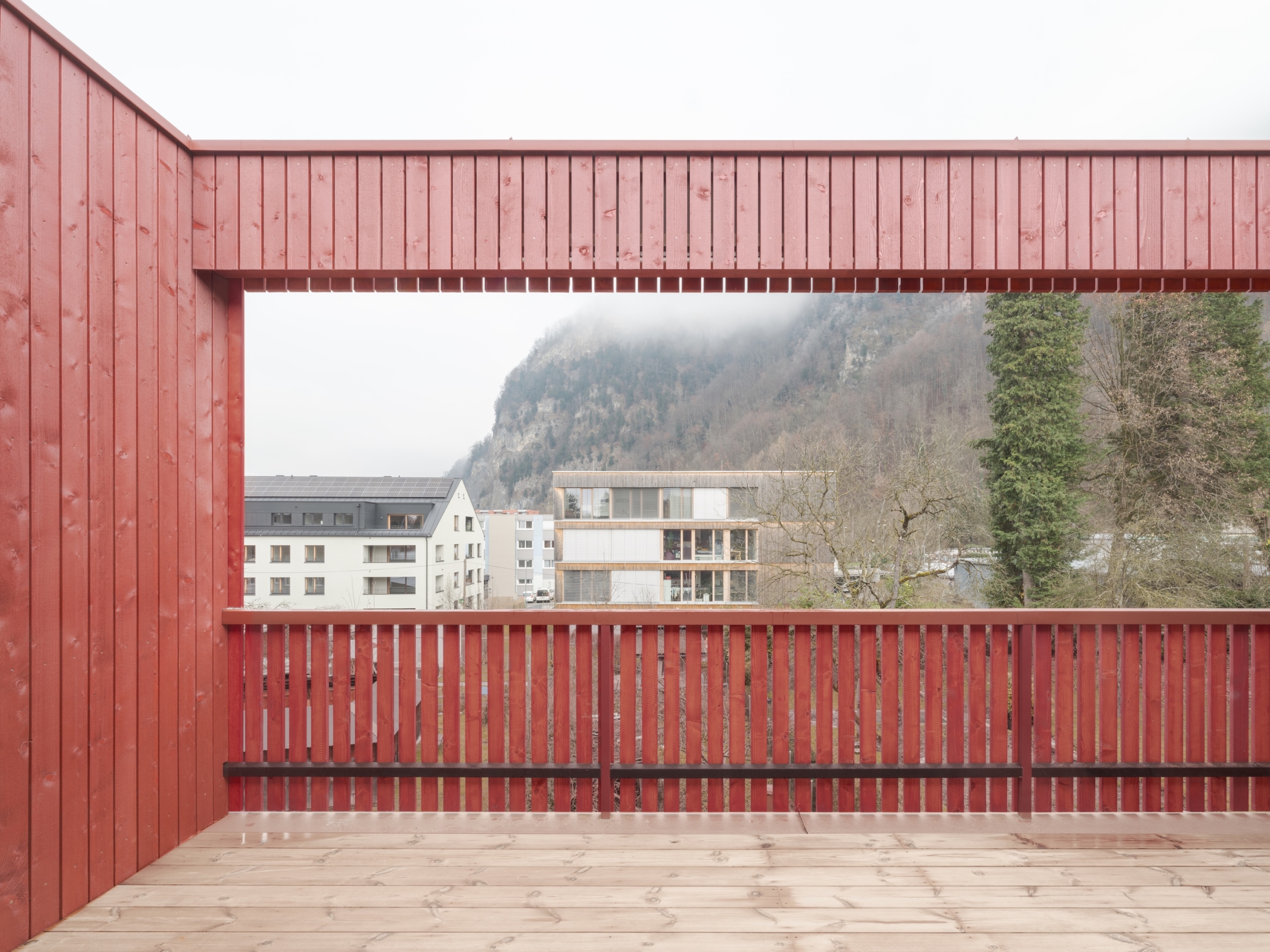 Schadenbauer Quartiersentwicklung Verdichtung Holzbau Fassade Loggia